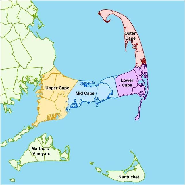 Cape Cod Map Cape Cod Map